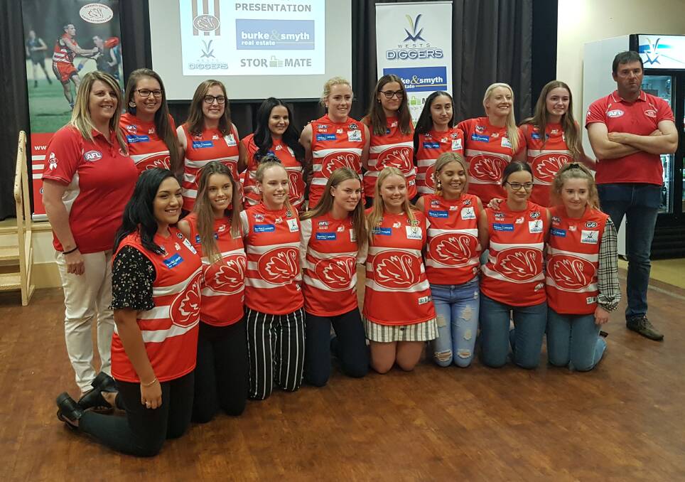 READY TO FLY: The Tamworth Swans women's side are dressed for success and ready for take-off in 2019. Photo: Jacob McArthur