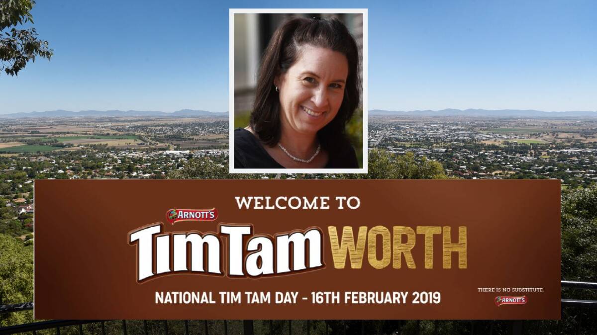 DOUBLE COATED DUNKING: Cardiovascular working group spokeswoman Tracy Schumacher has slammed Tim Tam's appropriation of the city.