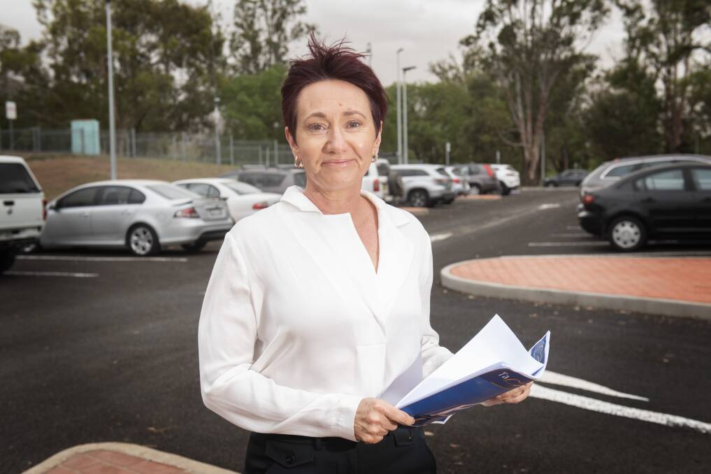 DRIVING CHOICE: The council's CBD parking strategy manager Anna Russell wants people to cast their eyes over the new draft plan. Photo: Peter Hardin 021219PHA011