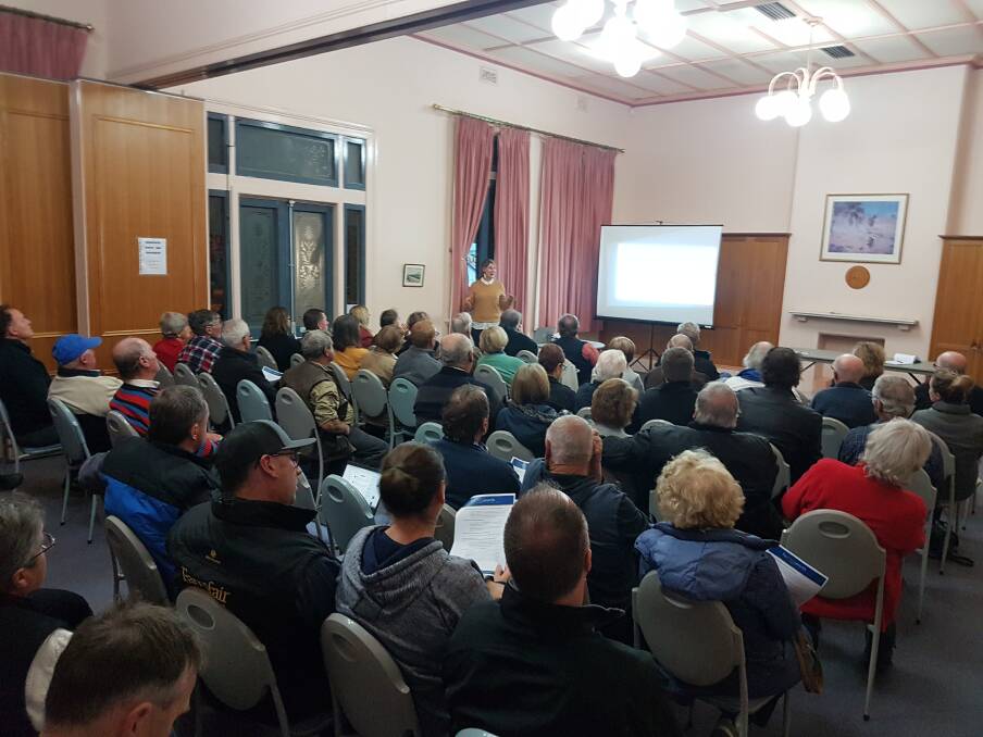 GREAT INTEREST: There was close to 50 people at the first community meeting about Tamworth's organic recycling facility proposal. Photo: Jacob McArthur