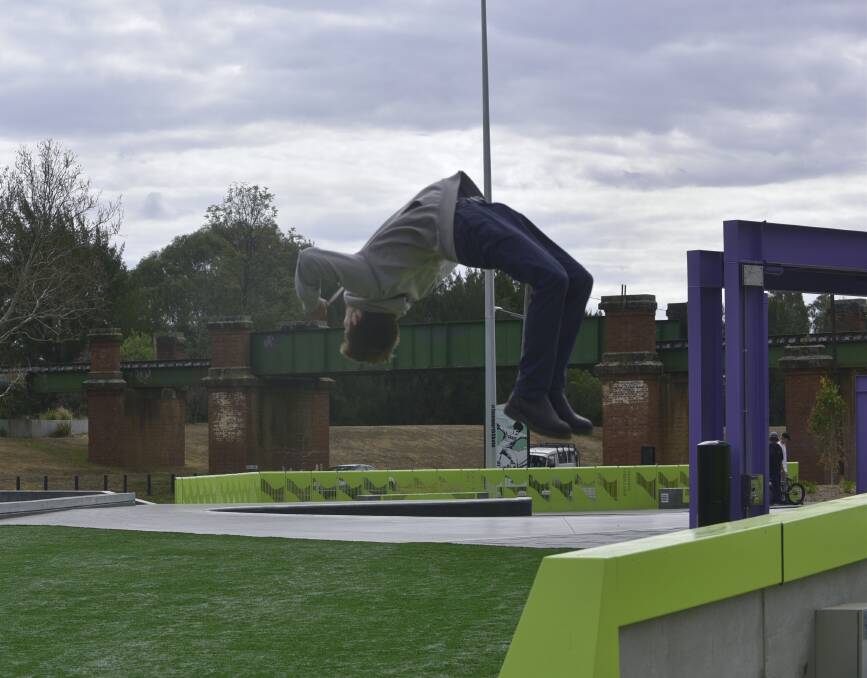 BACK AT IT: Jai Coyle showed off his skills at the skate park. Photo: Jacob McArthur 