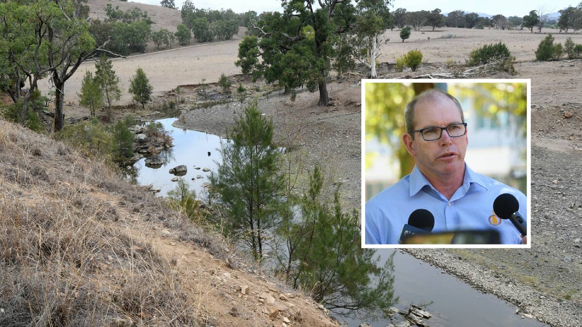 IDEA FLOATED: Tamworth Regional Council water director Bruce Logan is looking into a scheme to give water to farmers.