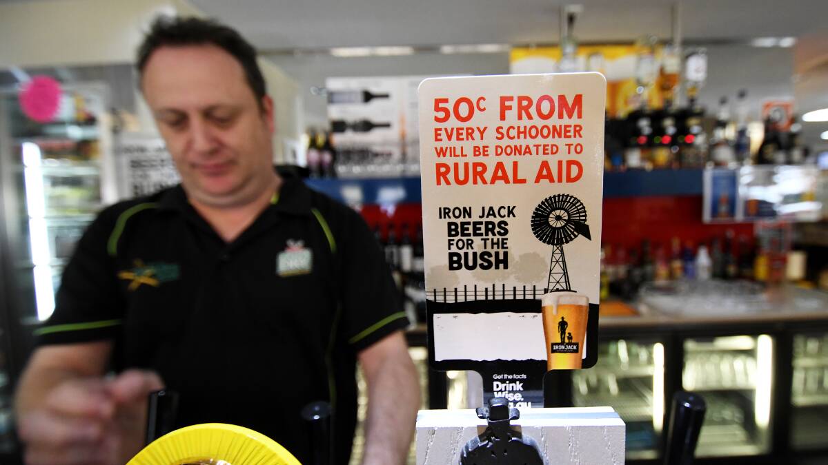A new initiative donating proceeds from beers to farmers. Photo: Gareth Gardner 150818GGG05