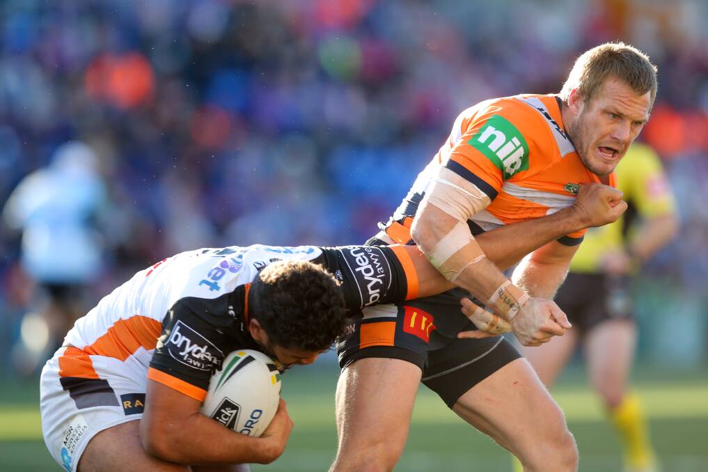 TURF WAR: The Knights and Tigers had a Twitter tussle over whose supporters would be filling the sell-out Scully Park crowd on Saturday. Photo Max Mason-Hubers