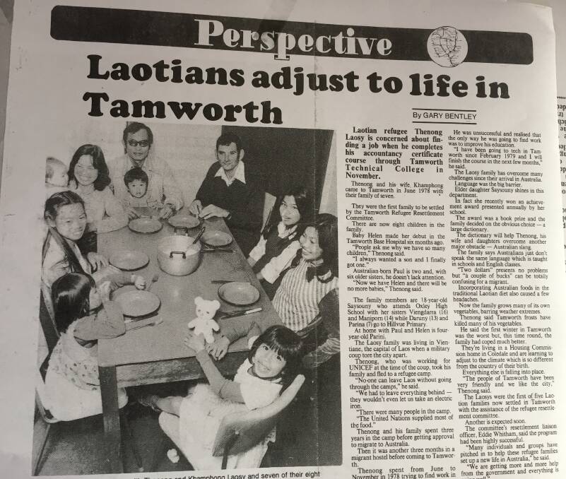 A LITTLE HISTORY: The Lao community is celebrating 40 years in Tamworth this weekend. Photo: Jacob McArthur