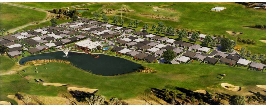LIVE IT UP: An artist's impression of proposed luxury villas connected to the Longyard golf course.