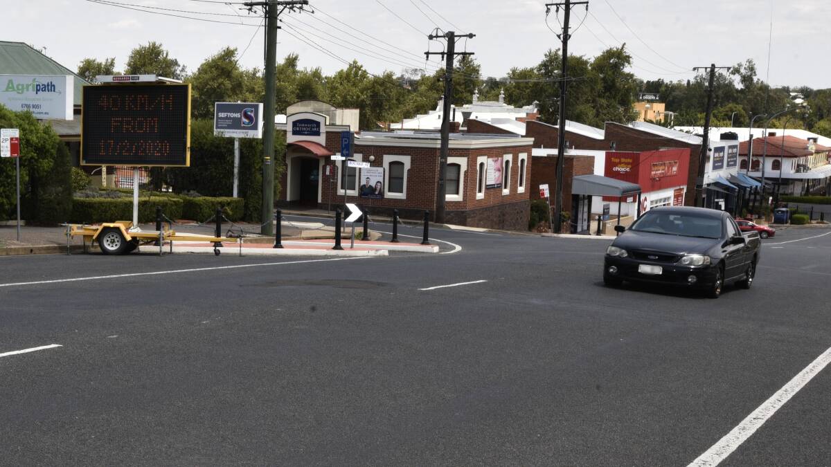 IN THE SLOW: Tamworth CBD speed limits will be reduced to 40km/h in the coming weeks. Photo: Jacob McArthur 020220JMC01