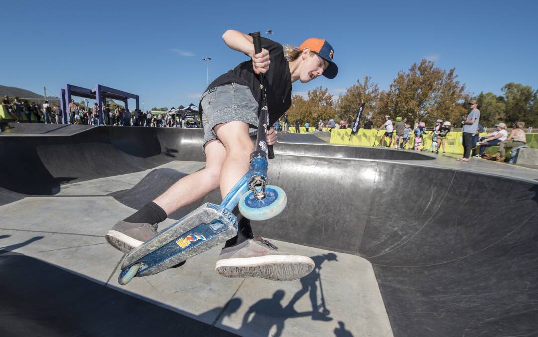 FLIPPING OUT: The success of the new skate park has created a new conundrum for the council. Photo: Peter Hardin 260519PHB049
