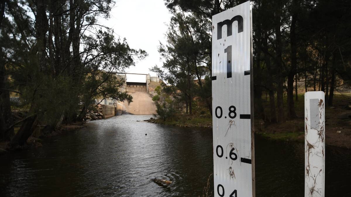 TROUBLED WATERS: How far can Tamworth stretch its remaining water supply. Photo: Gareth Gardner 270619GGA03
