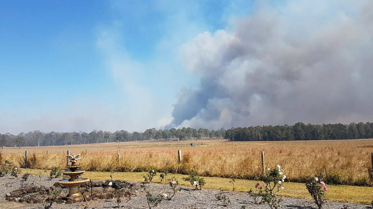 SMOKE SIGNALS: Tamworth crews helped battle ongoing fires near Lismore over the weekend. Photo: FRNSW
