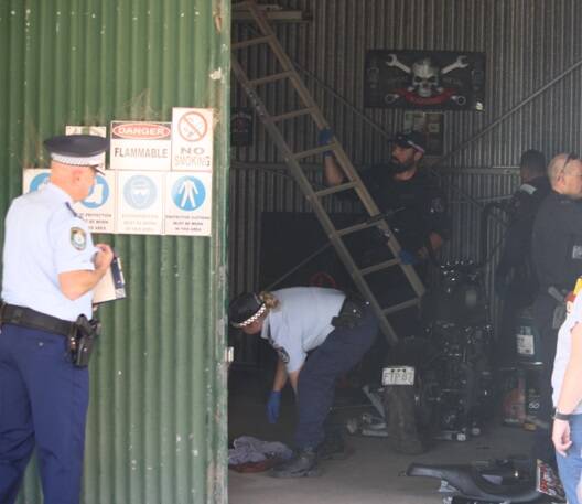 RAPTOR BLITZ: Oxley cops joined with Strike Force Raptor to carry out a number of raids in the region during the weekend. Photo: Supplied