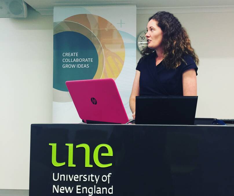 RIGHT ENVIRONMENT: Shonnelle Gleeson-Willey has credited the UNE smart region incubator for her business' growth.