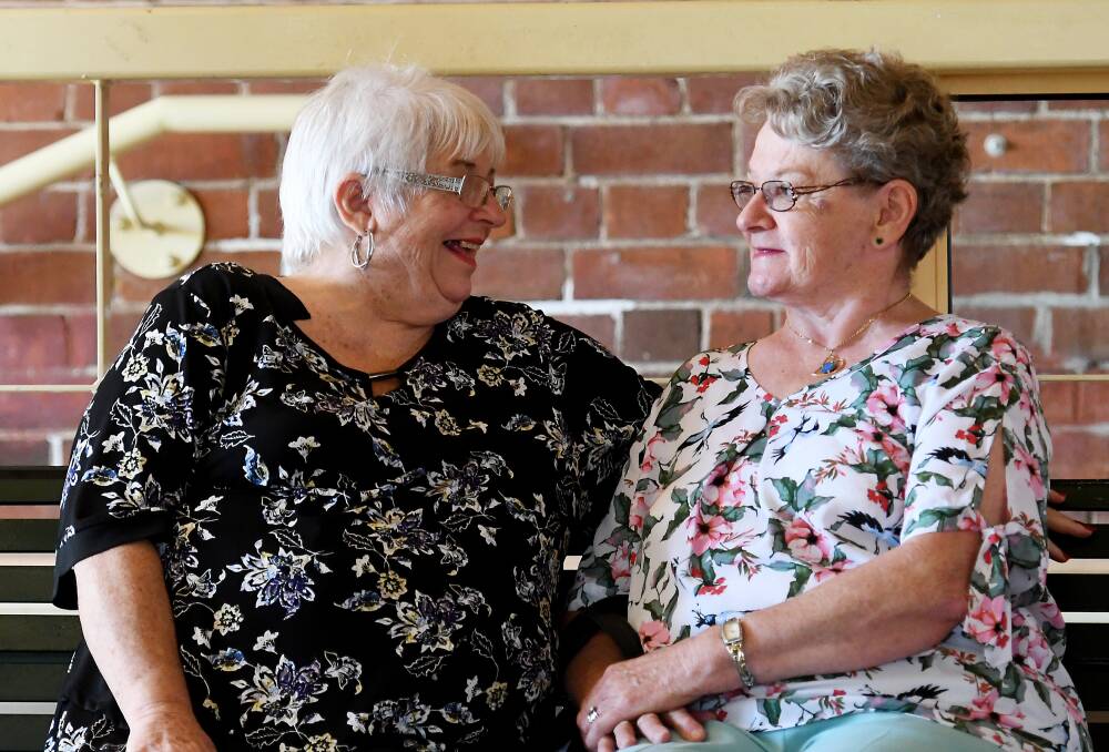 UNSUNG HEROES: Sue Dykes and Colleen Hargrave recognised for their work combating loneliness in the local nursing homes. Photo: Gareth Gardner 051218GGA48