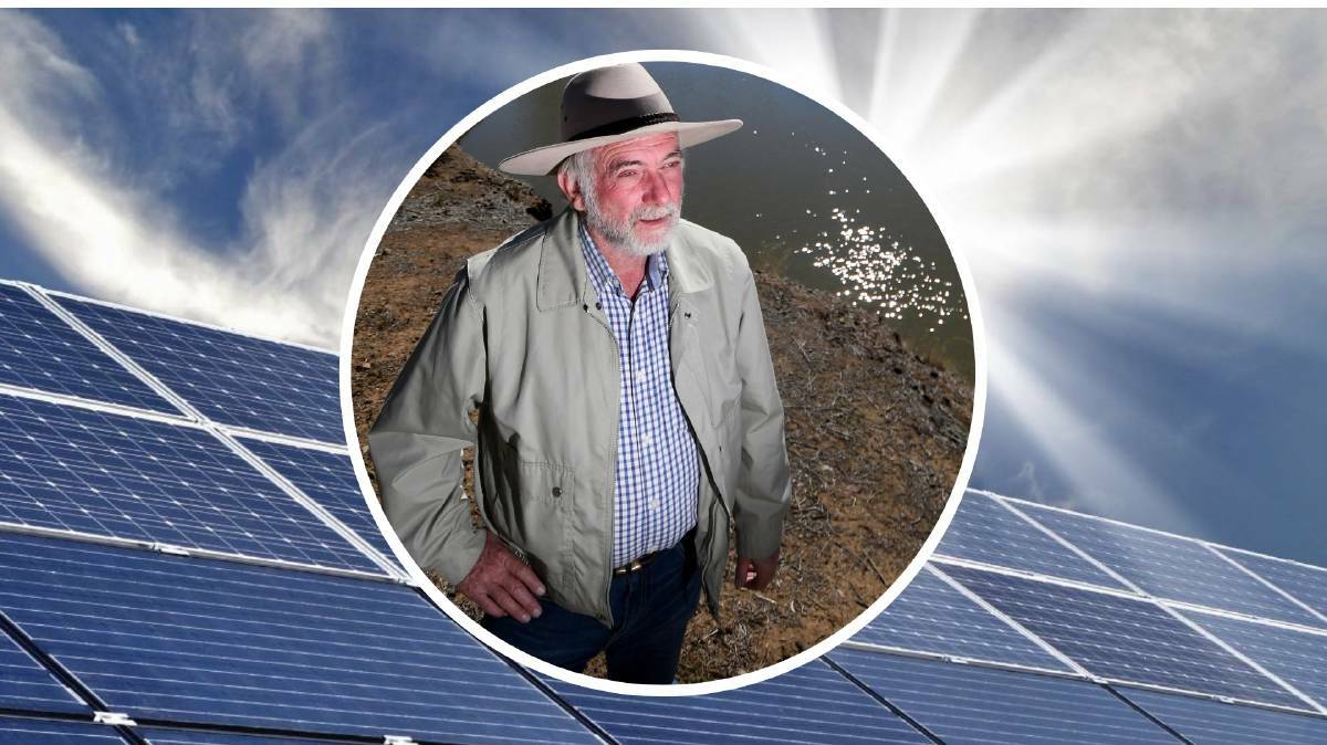 SEEN THE LIGHT: Russell Webb has opposed solar power at AELEC in the past. Inset photo: Gareth Gardner