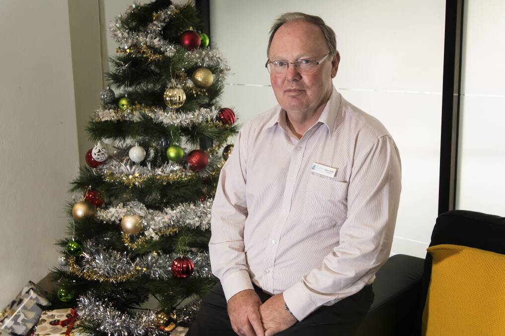 ASSISTANCE AVAILABLE: Psychologist James Riley says the festive season can be an emotionally trying time for many and can create a special need for mental health support. Photo: Peter Hardin 211217PHE010