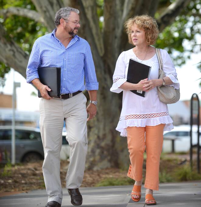 SPECIAL CARE: Mitch Williams (left) has been rallying for more palliative care specialists in Tamworth, with Lucy Haslam. Photo: Barry Smith
