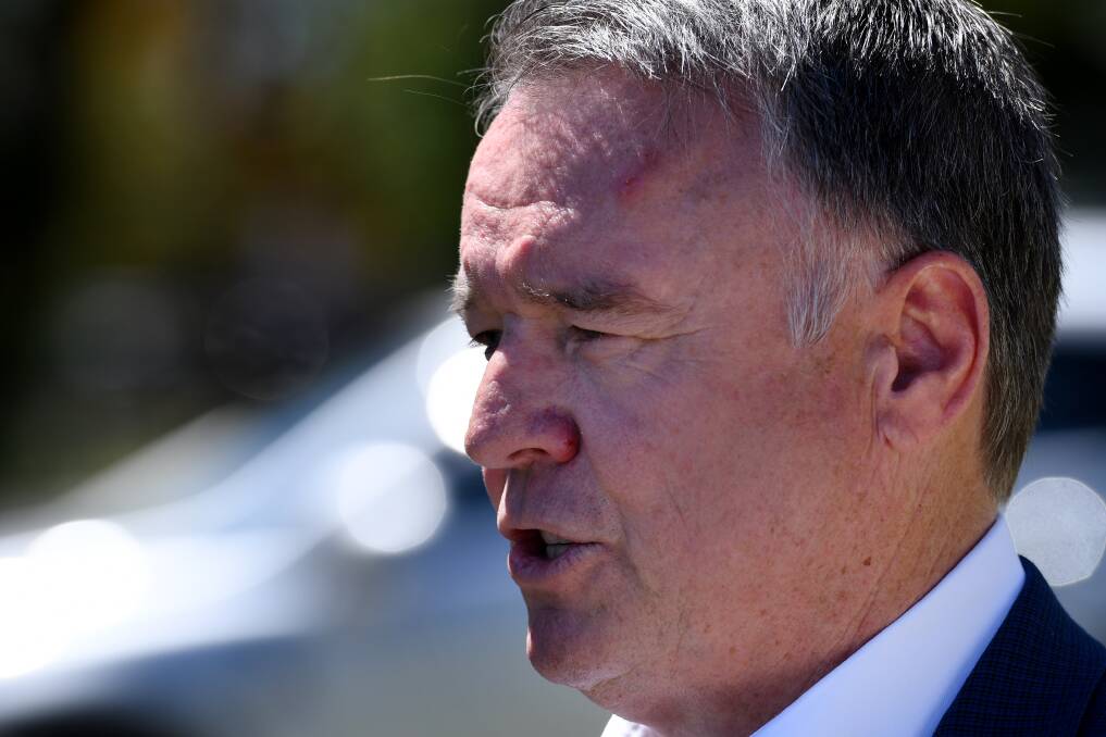 LABOR NEIGHBOUR: Joel Fitzgibbon will retain the seat of Hunter after a dog-fight with The Nationals and One Nation. Photo: Gareth Gardner 011117GGE002