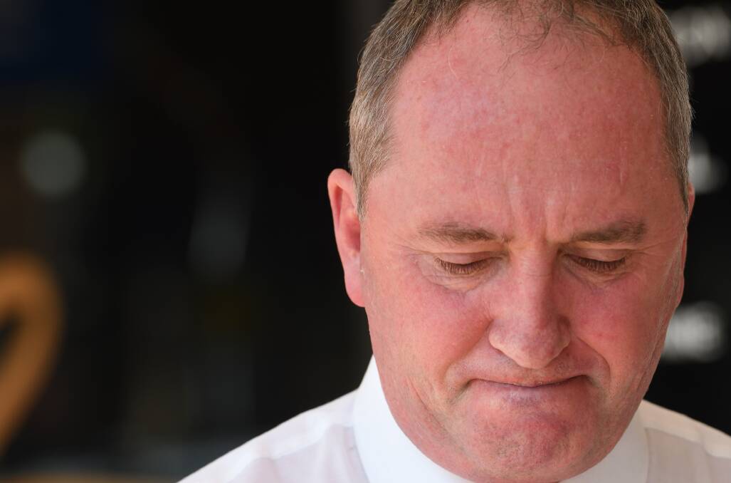 IN LIMBO: At least one mayor believes Barnaby Joyce's extended personal leave could pose a problem for the region. Photo: Gareth Gardner 030518GGB005