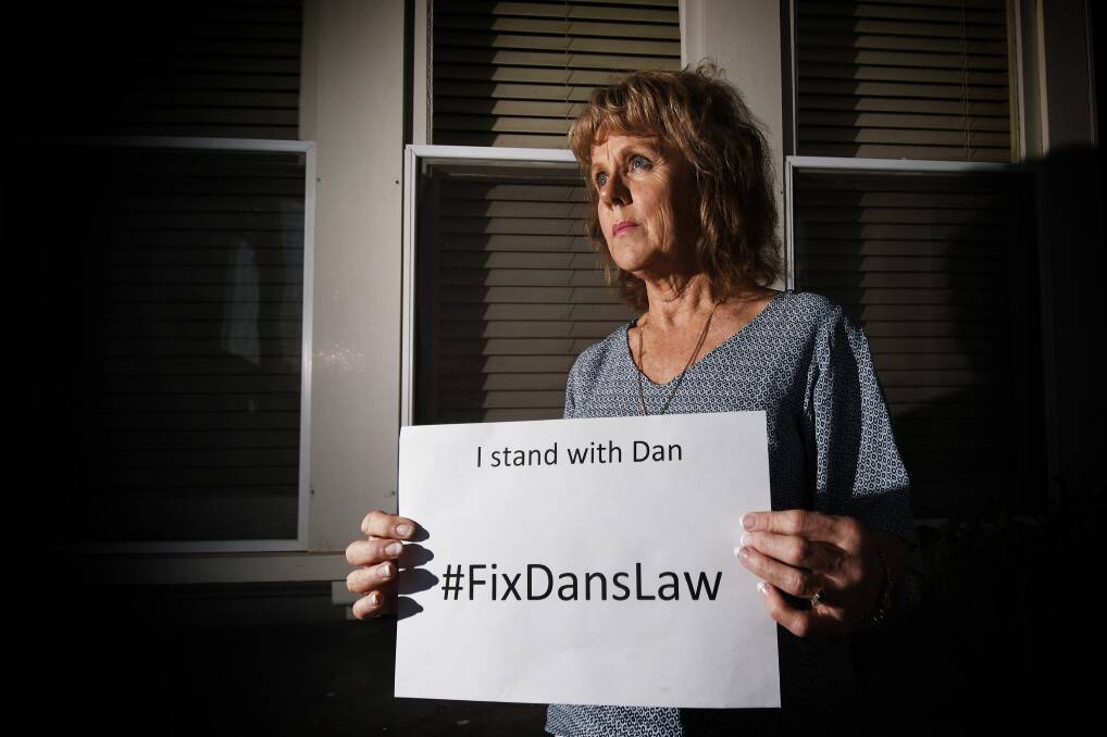 WE NEED A HERO: Lucy Haslam has launched a campaign to fix Dan's Law. Photo: Gareth Gardner 200219GGE05