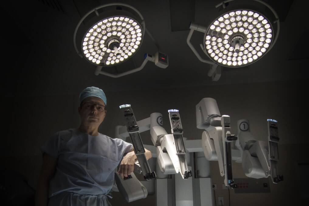LIGHTING THE WAY: The addition of a robot to Tamworth's surgical stocks could see more specialists come to town. Photo: Peter Hardin