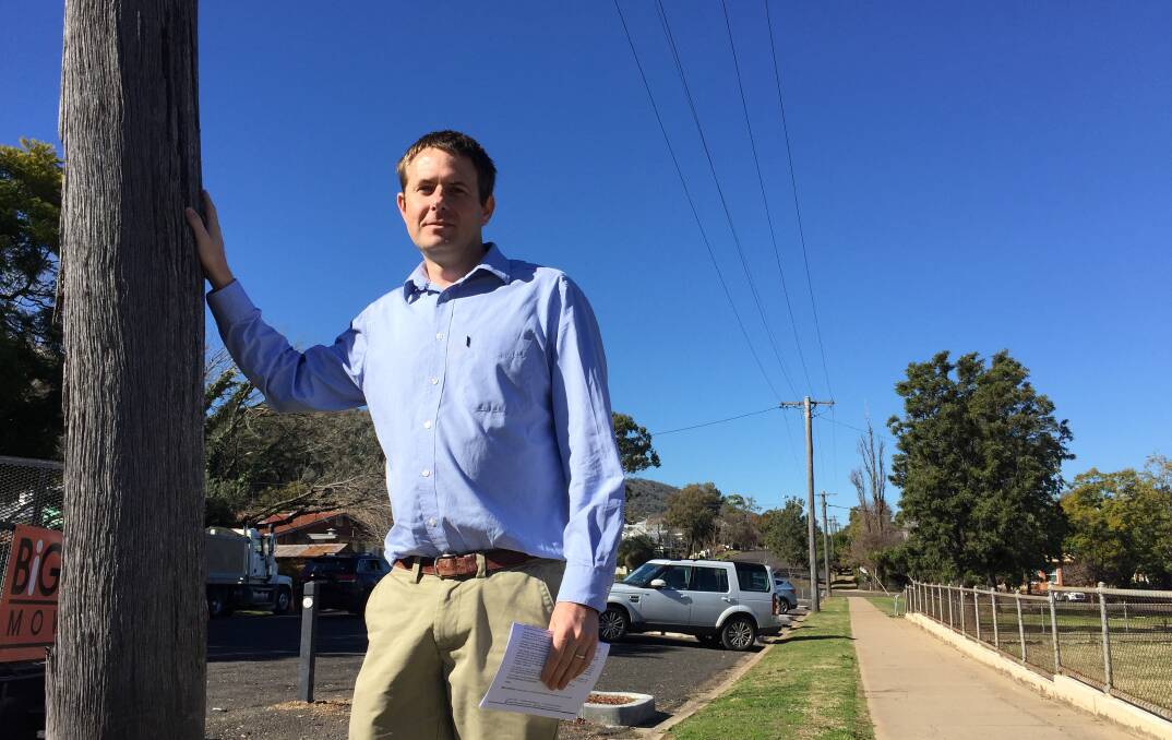 POWER PLAY: Tamworth Regional Council sustainability officer Tim Hurcum has penned a report asking councillors to opt away from a plan to establish a large solar farm. Photo: Jacob McArthur