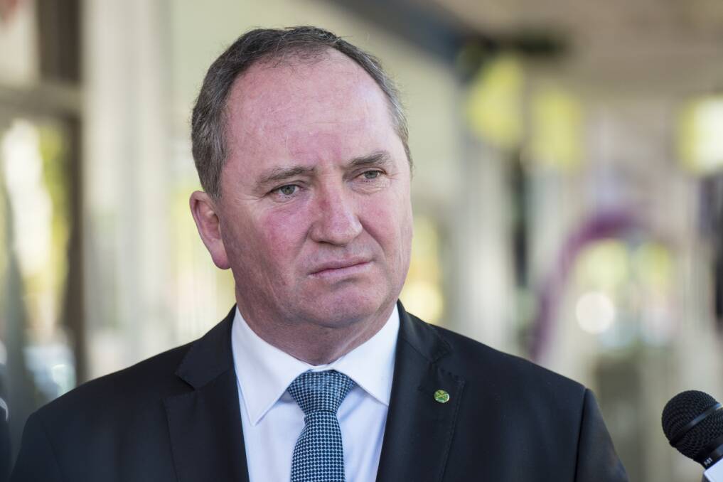 GET PROJECTS ROLLING: New England MP Barnaby Joyce.