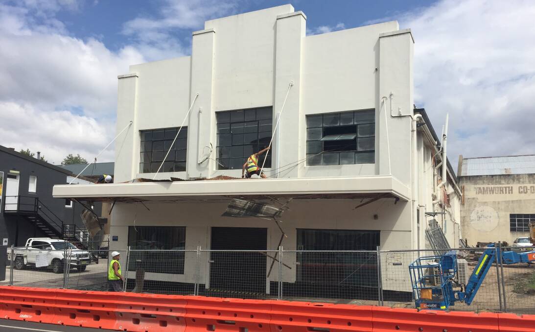 BUILDING BLUES: Tamworth Regional Councillor Mark Rodda says a number of people have contacted him to express disappointment on the old BWS building's demolition. Photo: Jacob McArthur