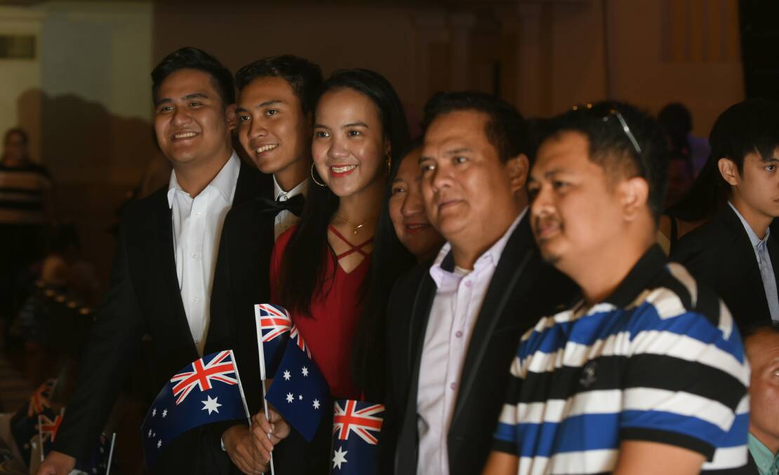 SPECIAL DAY: There was 61 new citizens sworn from 14 different countries. Photo: Jacob McArthur 281119JMA03