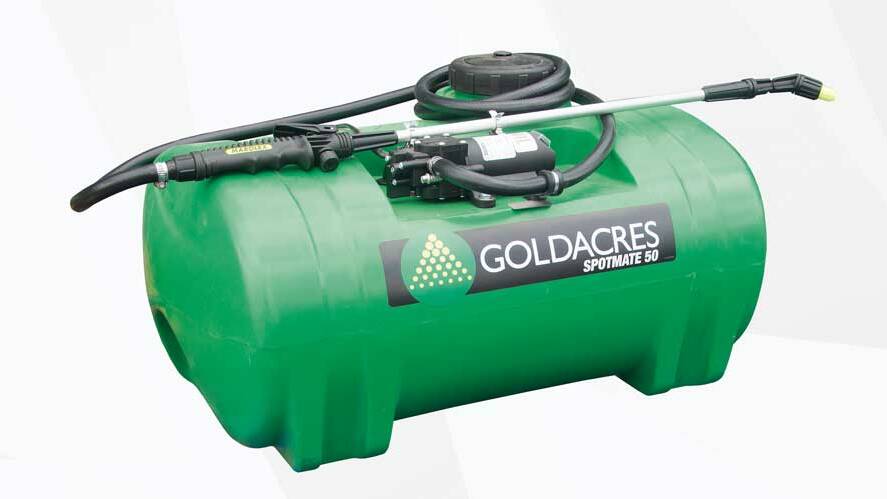 A Goldacres 50 litre Spotmate sprayer is up for grabs.