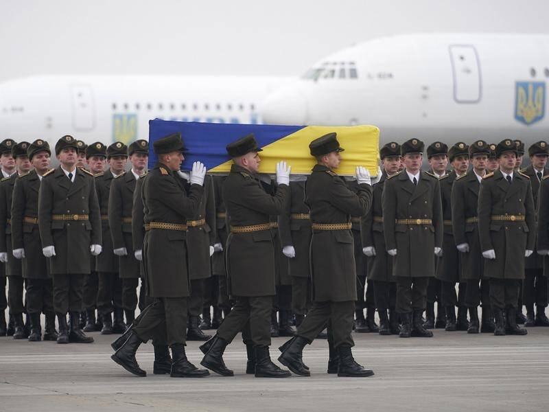 The bodies of 11 Ukrainians who died when a plane was shot down by Iran are back in Ukraine.