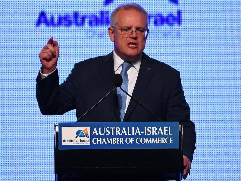 PM Scott Morrison says his government will remain a staunch friend of Israel.