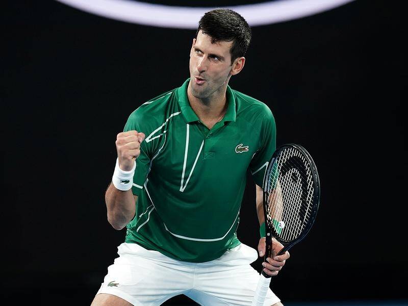 Novak Djokovic has beaten Jan-Lennard Struff to book a second round spot at the Australian Open.
