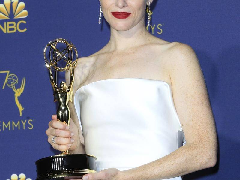 British actor Claire Foy has dedicated her Emmy to her co-star in The Crown Matt Smith.