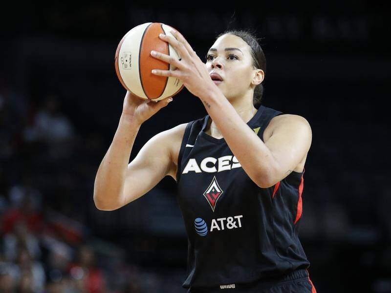 Opals centre Liz Cambage agreed a new WNBA deal with Las Vegas Aces.