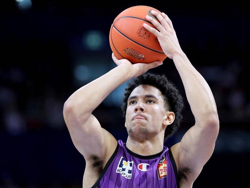 Jaylin Galloway has signed a new three-year deal to remain in Sydney with the NBL champions. (Jeremy Ng/AAP PHOTOS)