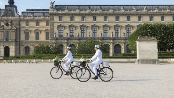 Peninsula Paris has BMW electric bikes for  its guests.