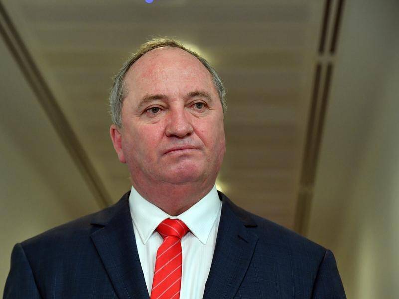 Barnaby Joyce says text messages criticising Prime Minister Scott Morrison should just disregarded.