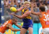 West Coast are on a fast track back to the finals, emerging midfielder Reuben Ginbey says. (Richard Wainwright/AAP PHOTOS)