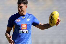West Coast have confirmed forward Tyler Brockman will spend the next month playing in the WAFL. (Richard Wainwright/AAP PHOTOS)