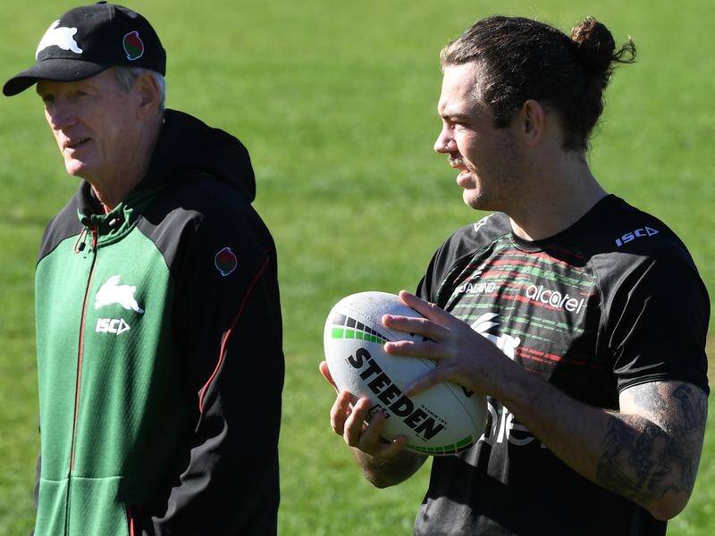 South's coach Wayne Bennett (left) is delighted with the acquisition and form of Ethan Lowe (right).