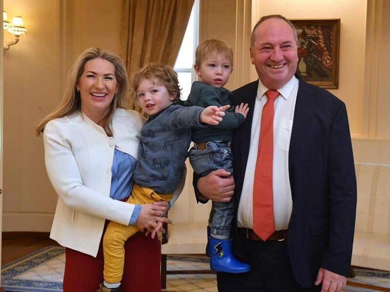 FAMILY BUSINESS: The father of Barnaby Joyce's partner, Vikki Campion, will stand at election for Clive Palmer's UAP.