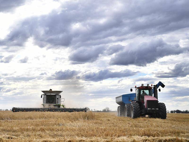 Farmers want leeway on the tax write-off deadline for receiving new assets like heavy machinery. (Dean Lewins/AAP PHOTOS)