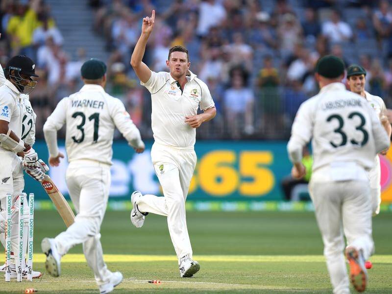 Josh Hazlewood's thoughts have very much been on the bushfires that have affected rural Australia.
