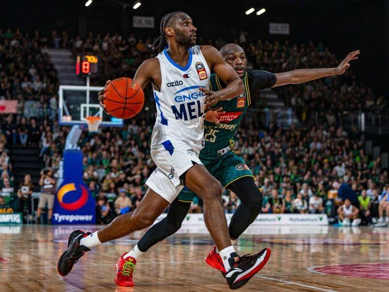 Ian Clark is relishing a return to his home court to "take care of business'' in the NBL decider. (Linda Higginson/AAP PHOTOS)