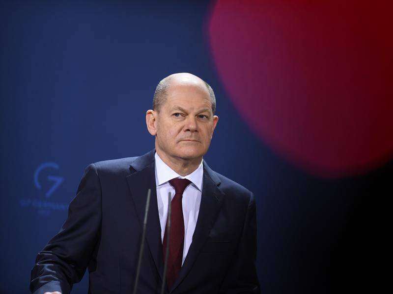 Germany Chancellor Olaf Scholz reiterates 'hard reactions' if Russia invades Ukraine.