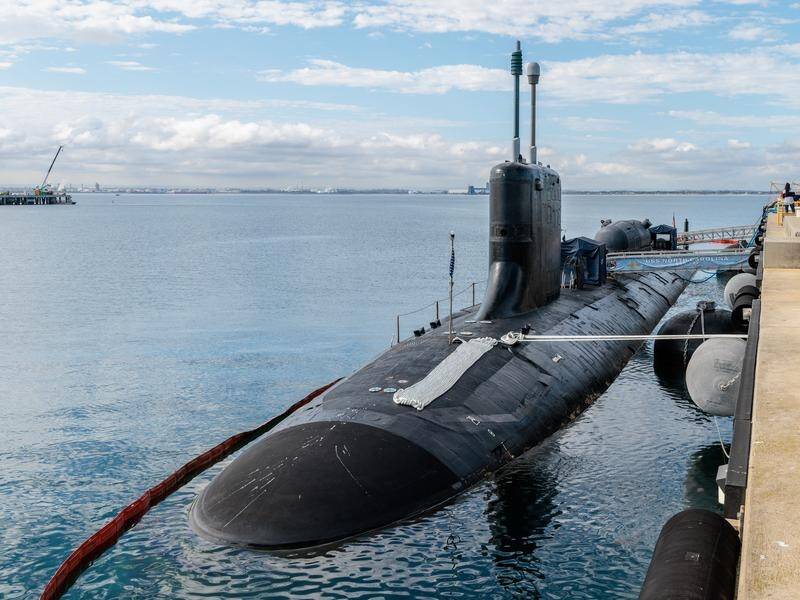 South Australia will need to double its skilled workforce by 2040 to deliver nuclear-powered subs. (Richard Wainwright/AAP PHOTOS)