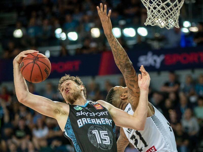 The NZ Breakers have crushed Melbourne United by 22 points in their NBL showdown in Auckland.