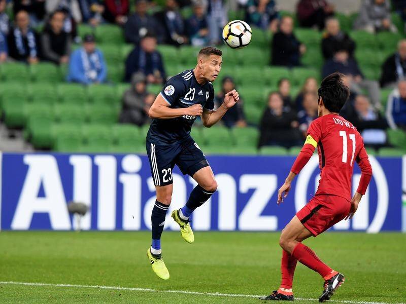 Jai Ingham has scored the second goal in Melbourne Victory's 2-1 ACL win over Shanghai SIPG.
