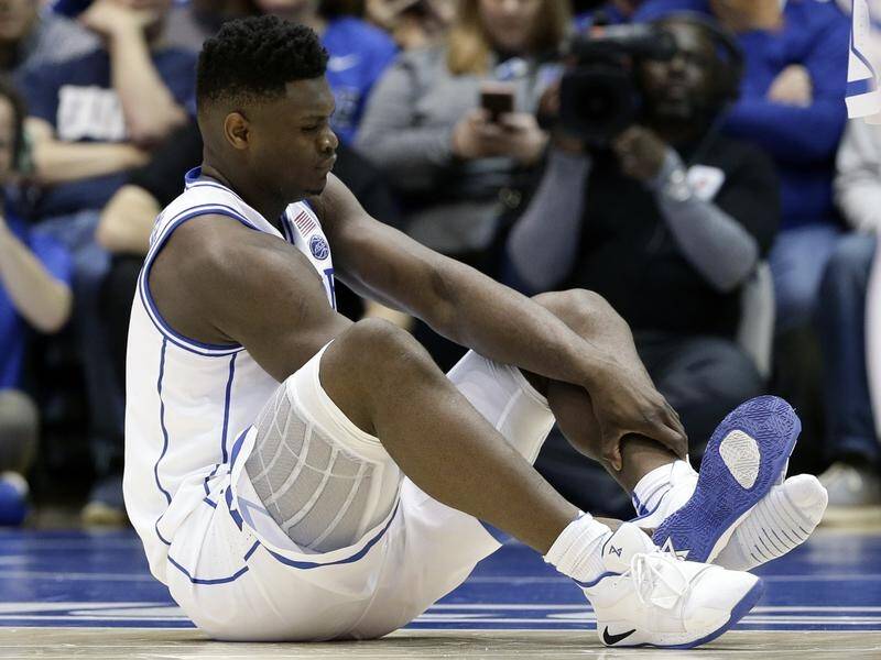 Zion Williamson's Nike shoes ripped mid-match, culminating in a knee injury.
