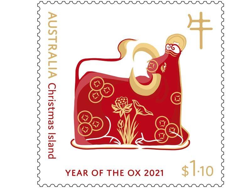 Australia Post will issue a commemorative stamp celebrating the Year of the Ox.
